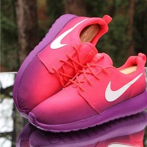 Nike Pink and Purple Sneakers